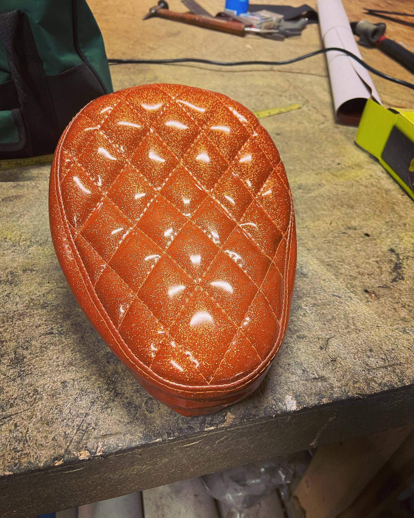 Custom motorcycle seat