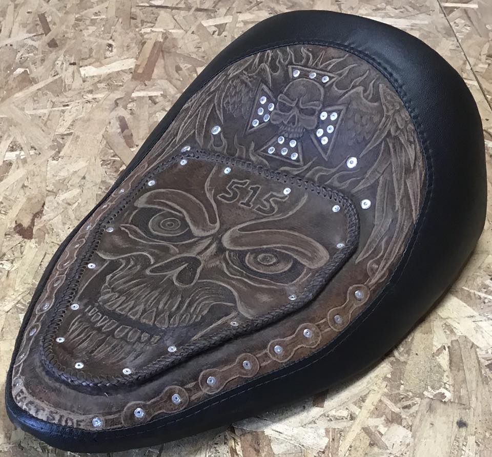 Custom motorcycle seat